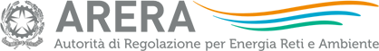 Logo ARERA Logo ARERA